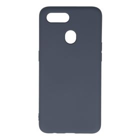 Newface Oppo A12 Nano içi Kadife Silikon - Gri Kılıf
