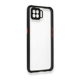 Newface Oppo A73 Miami Şeffaf Silikon Kırmızı Cep Telefonu Kılıfı