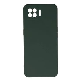 Newface Oppo A73 Nano İçi Kadife Silikon - Koyu Yeşil Kılıf