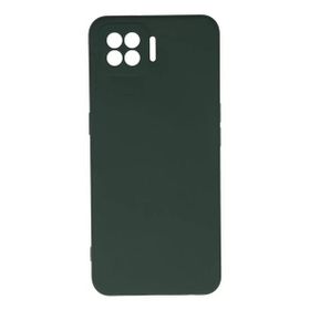 Newface Oppo A73 Nano İçi Kadife Silikon - Koyu Yeşil Kılıf