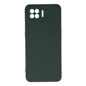 Newface Oppo A73 Nano İçi Kadife Silikon - Koyu Yeşil Kılıf