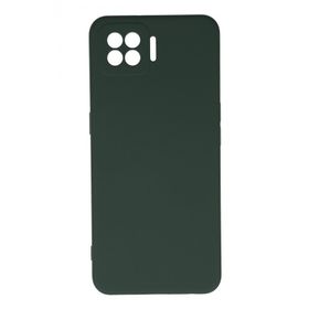 Newface Oppo A73 Nano İçi Kadife Silikon - Koyu Yeşil Kılıf