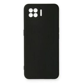 Newface Oppo A73 Nano İçi Kadife Silikon Siyah Cep Telefonu Kılıfı