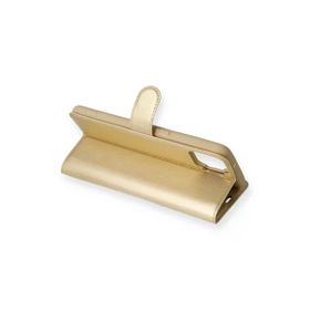 Newface Oppo A73 Trend S Plus Kapaklı - Gold Kılıf