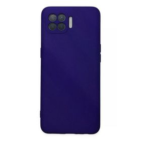 Newface Oppo Reno 4 Lite Nano İçi Kadife Silikon Mor Cep Telefonu Kılıfı