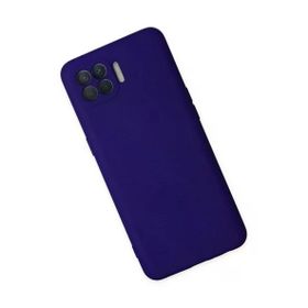 Newface Oppo Reno 4 Lite Nano İçi Kadife Silikon Mor Cep Telefonu Kılıfı