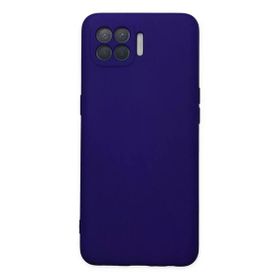 Newface Oppo Reno 4 Lite Nano İçi Kadife Silikon Mor Cep Telefonu Kılıfı