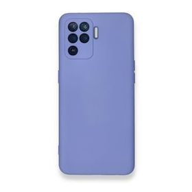 Newface Oppo Reno 5 Lite Nano İçi Kadife Silikon Lila Cep Telefonu Kılıfı