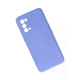 Newface Oppo Reno 5 Nano İçi Kadife Silikon Lila Cep Telefonu Kılıfı