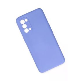 Newface Oppo Reno 5 Nano İçi Kadife Silikon Lila Cep Telefonu Kılıfı