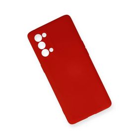 Newface Oppo Reno 5 Pro Nano İçi Kadife Silikon Kırmızı Cep Telefonu Kılıfı