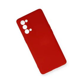Newface Oppo Reno 5 Pro Nano İçi Kadife Silikon Kırmızı Cep Telefonu Kılıfı