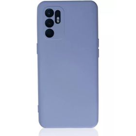 Newface Oppo Reno 6 Nano İçi Kadife Silikon Lila Cep Telefonu Kılıfı