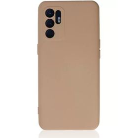 Newface Oppo Reno 6 Nano içi Kadife Silikon Pudra Cep Telefonu Kılıfı