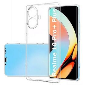 Newface Realme 10 Pro Plus 5G Lüx Şeffaf Silikon Cep Telefonu Kılıfı