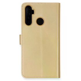 Newface Realme 6i Trend S Plus Kapaklı Gold Cep Telefonu Kılıfı