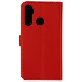 Newface Realme 6i Trend S Plus Kapaklı Kırmızı Cep Telefonu Kılıfı