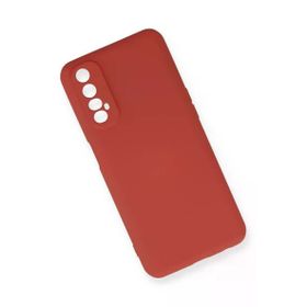 Newface Realme 7 Nano İçi Kadife Silikon Kiremit Cep Telefonu Kılıfı
