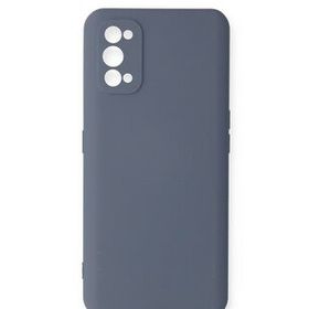 Newface Realme 7 Pro Nano içi Kadife Silikon Gri Cep Telefonu Kılıfı