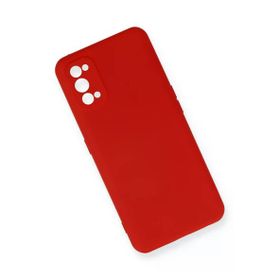 Newface Realme 7 Pro Nano içi Kadife Silikon - Kırmızı Kılıf