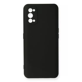 Newface Realme 7 Pro Nano İçi Kadife Silikon Siyah Cep Telefonu Kılıfı