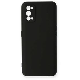 Newface Realme 7 Pro Nano İçi Kadife Silikon Siyah Cep Telefonu Kılıfı