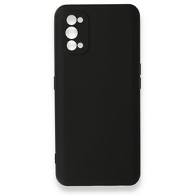 Newface Realme 7 Pro Nano İçi Kadife Silikon Siyah Cep Telefonu Kılıfı
