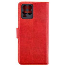 Newface Realme 8 Pro Trend S Plus Kapaklı Kırmızı Cep Telefonu Kılıfı