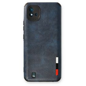 Newface Realme C11 2021 Loop Deri Silikon Lacivert Cep Telefonu Kılıfı