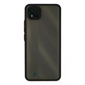 Newface Realme C11 2021 Montreal Silikon Kapak - Siyah Kılıf