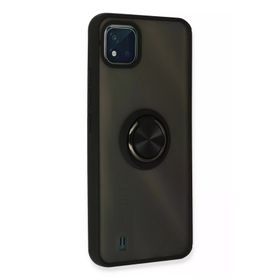 Newface Realme C11 2021 Montreal Silikon Kapak - Siyah Kılıf