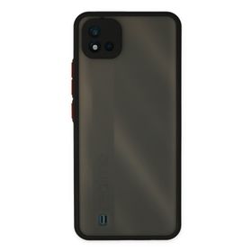 Newface Realme C11 2021 Montreal Silikon Kapak - Siyah Kılıf