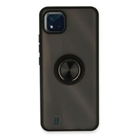 Newface Realme C11 2021 Montreal Silikon Kapak - Siyah Kılıf