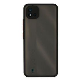 Newface Realme C11 2021 Montreal Silikon Kapak - Siyah Kılıf