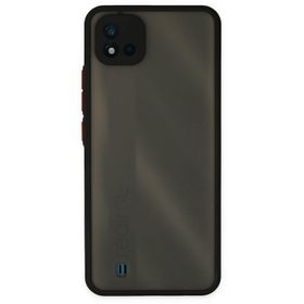 Newface Realme C11 2021 Montreal Silikon Kapak - Siyah Kılıf