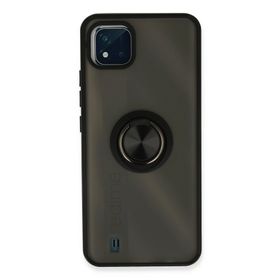 Newface Realme C11 2021 Montreal Silikon Kapak - Siyah Kılıf