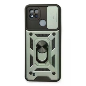 Newface Realme C11 2021 Pars Lens Yüzüklü Silikon - Yeşil Kılıf