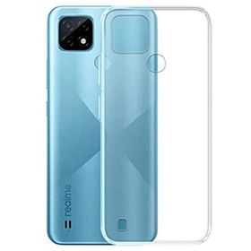 Newface Realme C21 Deluxe 2 mm Şeffaf Silikon - Şeffaf Kılıf