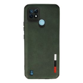 Newface Realme C21 Loop Deri Silikon - Yeşil Kılıf