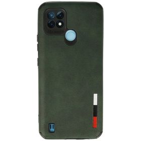Newface Realme C21 Loop Deri Silikon - Yeşil Kılıf