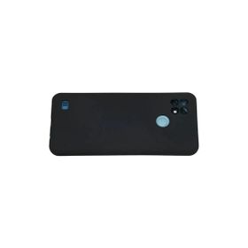 Newface Realme C21 Nano İçi Kadife Silikon Lacivert Cep Telefonu Kılıfı