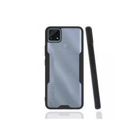 Newface Realme C25 Platin Silikon - Siyah Kılıf