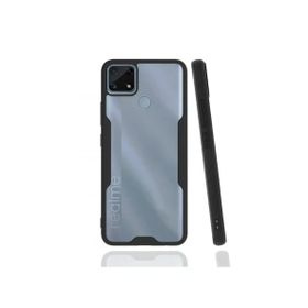Newface Realme C25 Platin Silikon - Siyah Kılıf