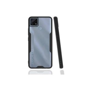 Newface Realme C25 Platin Silikon - Siyah Kılıf