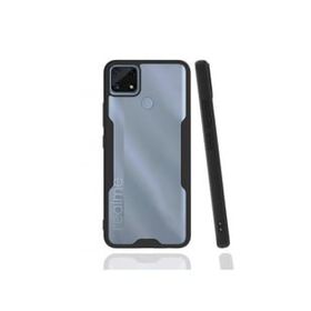 Newface Realme C25 Platin Silikon - Siyah Kılıf