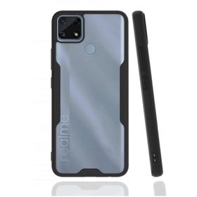 Newface Realme C25 Platin Silikon - Siyah Kılıf