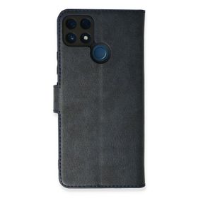 Newface Realme C25 Trend S Plus Kapaklı Lacivert Cep Telefonu Kılıfı