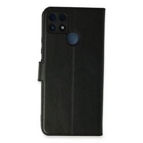Newface Realme C25 Trend S Plus Kapaklı - Siyah Kılıf