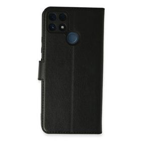 Newface Realme C25 Trend S Plus Kapaklı - Siyah Kılıf