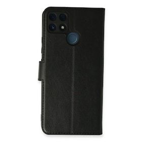 Newface Realme C25 Trend S Plus Kapaklı - Siyah Kılıf
